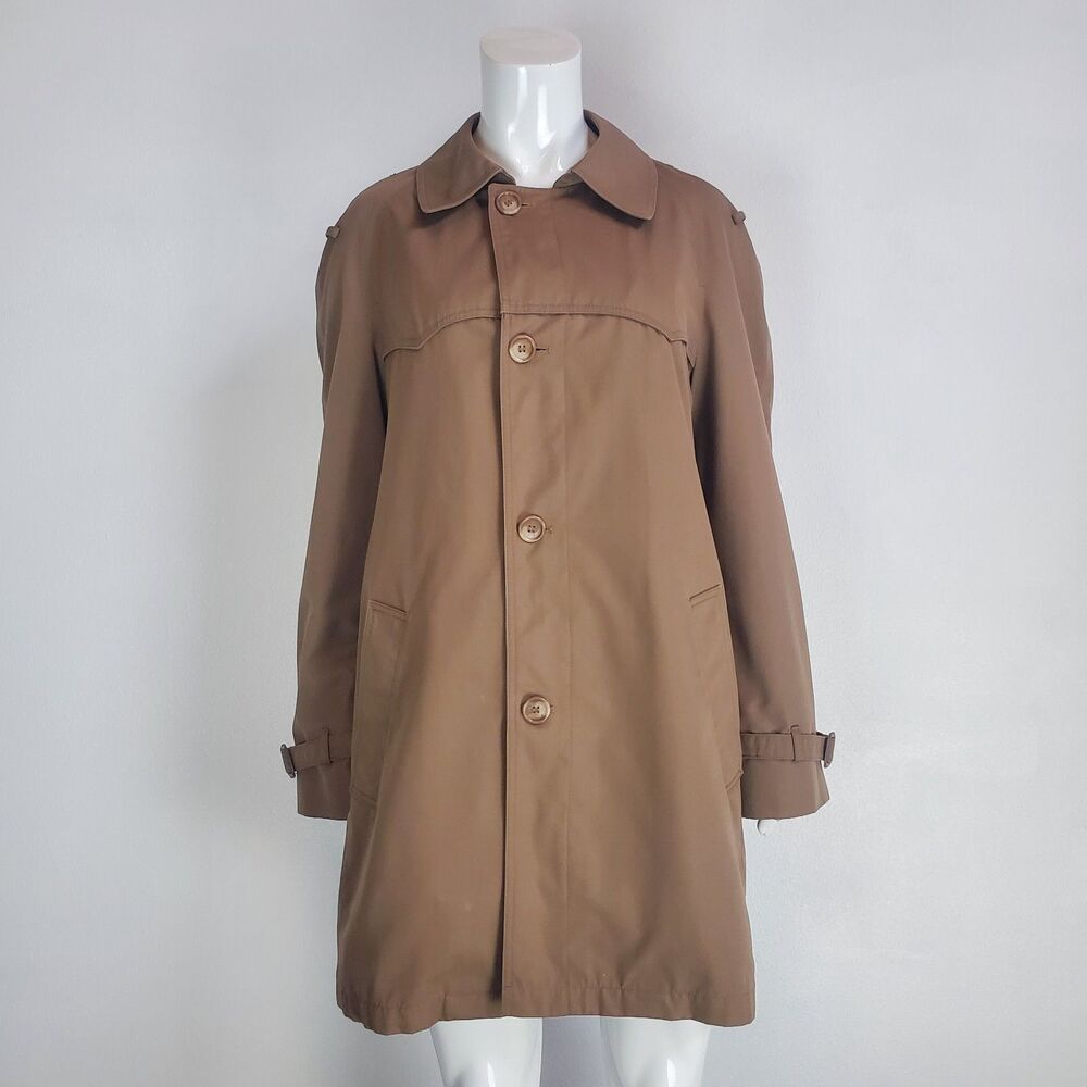 Men's Vintage 70's London Fog Brown Short Coat